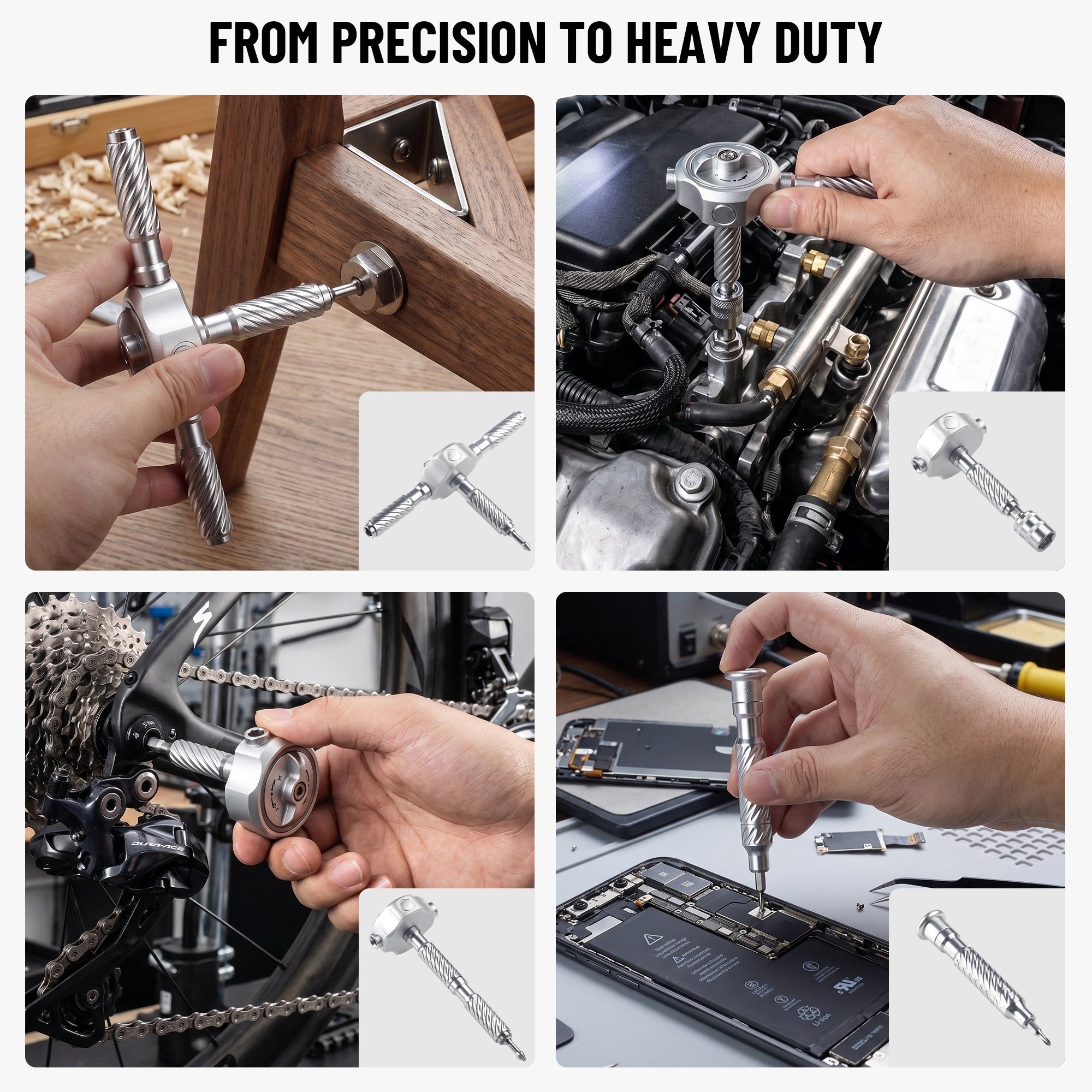 KER T-shaped 62-in-1 Precision Ratcheting Screwdriver Set