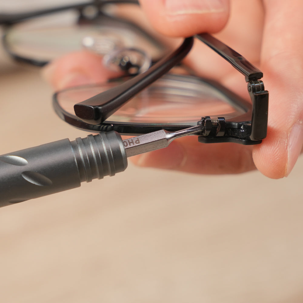 Eyeglass Screw Repair: Why a Precision Tool Cube Beats a Loose Mini Driver