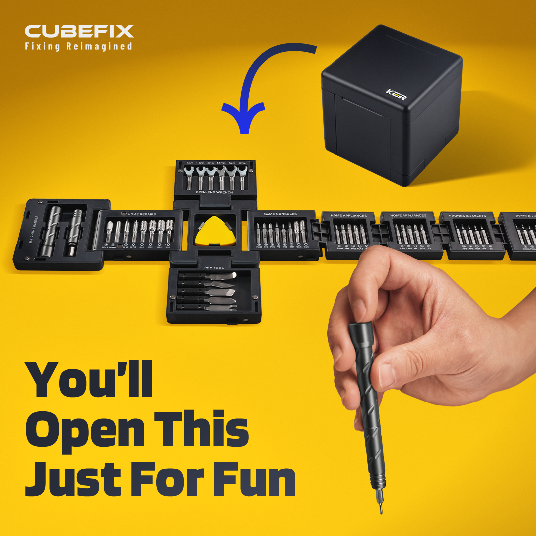 55 Tools in a Cube vs a Loose Precision Screwdriver Set: Which Setup Is Easier to Use?