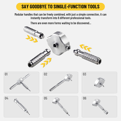 KER T-shaped 62-in-1 Precision Ratcheting Screwdriver Set