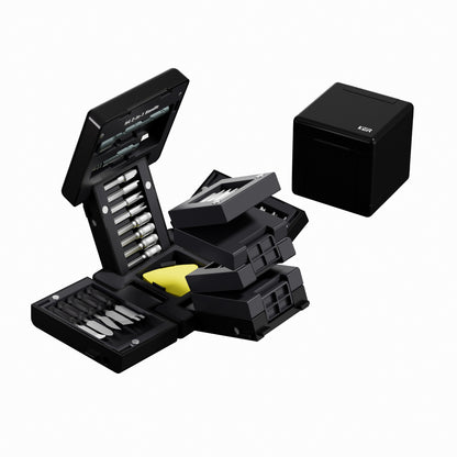 KER CubeFIX compact repair toolkit with organized precision bits