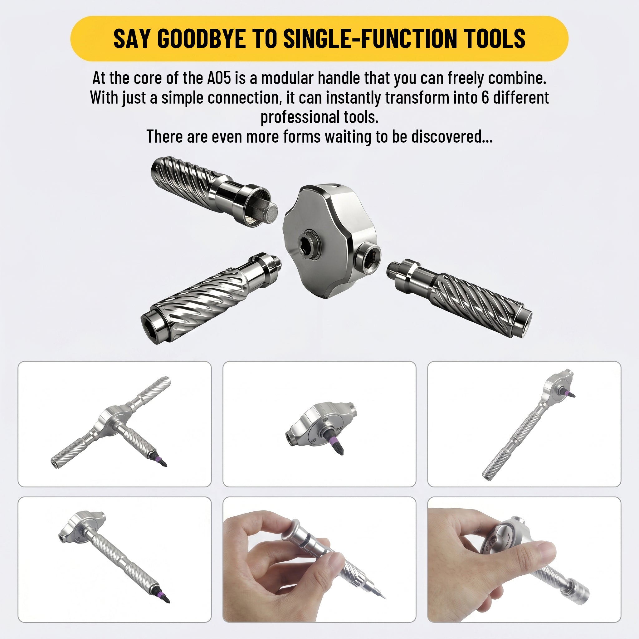 KER Tools T-shaped 62-in-1 Ratcheting Screwdriver Set