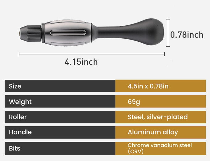 KER Tools TowerSpin 21-in-1 Screwdriver & Mini Drill & fidget EDC Tool