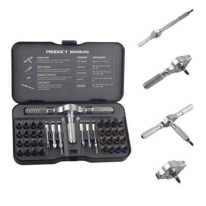 GEN II 40-in-1 T-shaped Ratcheting Screwdriver