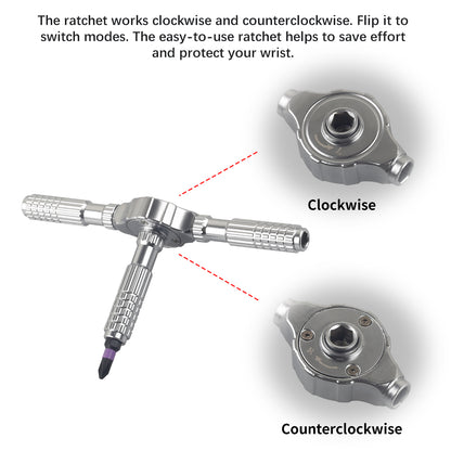 GEN II 40-in-1 T-shaped Ratcheting Screwdriver